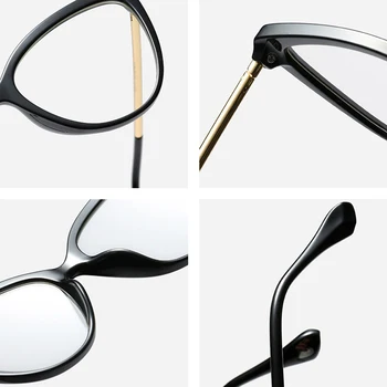 Anti-Blue Light Retro Fashion Women Cat Eye Glasses Eyewear Fashion TR90 Spring Hinge оптични рамки за очила