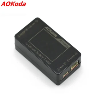 AOKoda AOK-041 1S литиева батерия тестер индикатор за проверка на MOLEX JST mCPX MCX штекерный конектор напрежение на батерията