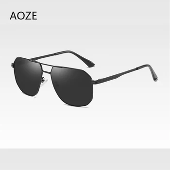 AOZE 2020 Марка поляризирани слънчеви очила за модата човек класически очила пилотни очила пилотни очила за унисекса UV400 защита