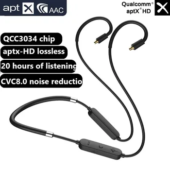 Aptx HD Bluetooth слушалка кабел за upgrade на Sennheiser ATH Mmcx 0.78 мм безжичен кабел IE80 IM50 IE40PRO A2DC HiFi аудио кабел