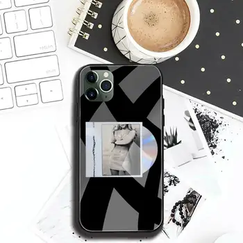Ariana Grande-позицията на телефон Case закалено стъкло за iPhone 12 Pro max mini 11 Pro XR XS MAX 8 X 7 6S 6 Plus SE 2020 case