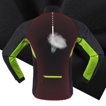 ARSUXEO Зимна термална велосипедна яке за мъже дишаща Пътна велосипедна Фланелка светоотражающая велосипедна облекло ветрозащитное палто МТБ ветровка