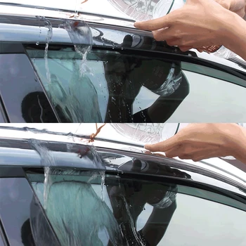 Atreus 1set ABS For 2017 2018 2016-2012 Toyota Camry Car Accessories Vent Sun Deflectors Guard Smoke Window Rain Visor