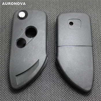 AURONOVA New Upgrade Flip Folding Shell Key for Honda Accord, Fit City Odyssey 2 Buttons Knife Shape Design Remote Car Key Case