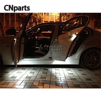 Auto Auto Car Door Welcome Светлини For Lexus IS250 RX350 LS430 LS460 Toyota Camry Crown Prius White SMD LED Lamp аксесоари