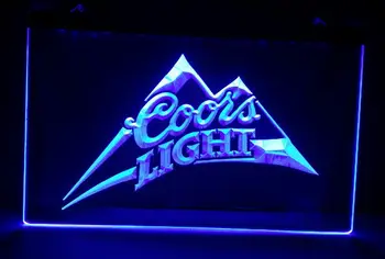 B-18 Coors Light beer bar pub club 3d signs LED Neon Light Sign начало декор crafts