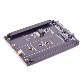 B+M key M. 2 to SATA SSD 2.5 SATA 6Gbps adapter M2 NGFF SSD convert 7+12Pin SATA 3.0 Card for Samsung 860 EVO