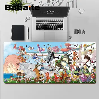 Babaite Studio Ghibli Spirited Away Totoro Customized laptop Gaming mouse pad Безплатна доставка Голяма подложка за мишка, клавиатура, подложка