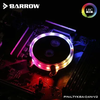 Barrow LTYKBA-04N-V2 CPU Water Block for AMD/AM4 Платформа,Jetting type micro waterway,Rays Edition,water cooler