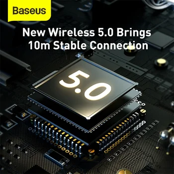 Baseus D02 Pro безжични слушалки Bluetooth слушалки гъвкаво регулируем спортни слушалки на ушите за iphone