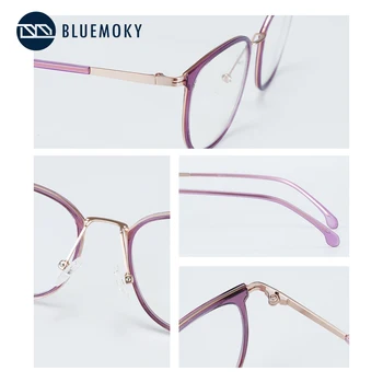BLUEMOKY очила рамки за жени анти-синя светлина очила компютърни очила Мода оптична късогледство далекогледство жени очила