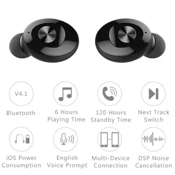 Bluetooth 5.0 слушалки безжични hi-fi звук Спорт USB зареждане слушалки стерео слушалки слушалки