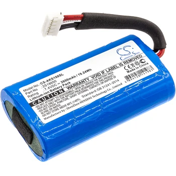 Bluetooth високоговорител батерия CS-AKS100SL за Anker SoundCore Boost подмяна на Batteria 2S18650 AKKU 7.4 V 2600mAh