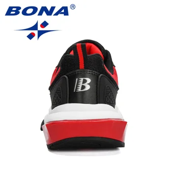 BONA 2020 New Designers Mesh Light Sneakers Men Fashion Casual Shoes Leisure Обувки Man Outdoor Walking Shoes ComfortableShoes