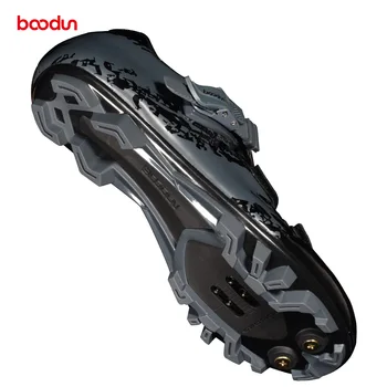 BOODUN 2019 New Men ' s Cycling Shoes МТБ Mountain Bike Shoes with Nylon Soles Дишаща SPD Lock Riding Bicycle Racing Shoes
