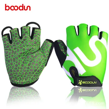 Boodun Children New Cycling Gloves Kids Half Finger Gloves Summer Anti Slip Gel Pad Gloves for Boys Girls Road Bike Riding