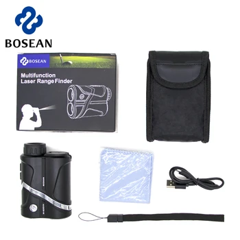 BOSEAN Golf Laser Rangefinder 600 1000 1500M Mini Golf Наклон регулируем режим на спортен лазерен телескоп далекомер