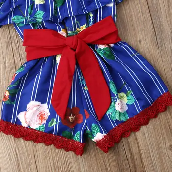 Bow Knot Baby Bodysuits Пролет Есен Новородено Шарени Момичета Clothing 2019 Baby Bodysuits Baby Girl Clothes Body Suit
