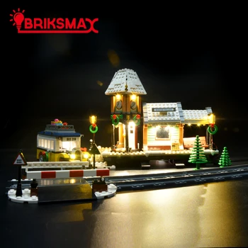BriksMax Led Light Комплект За Зимни Селски Станция 10259
