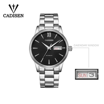 CADISEN C1032 мъжки часовник 2019 Най-добрата марка луксозни часовници мъжки автоматично механични часовници Мъжки водоустойчив часовник Relogio Masculino