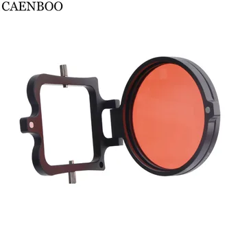 CAENBOO Action Camera Lens Filters Go Pro Hero 5 6 Color Red Diving Underwater Околовръстен Filter For GoPro Hero5/6/2018 Black 58mm