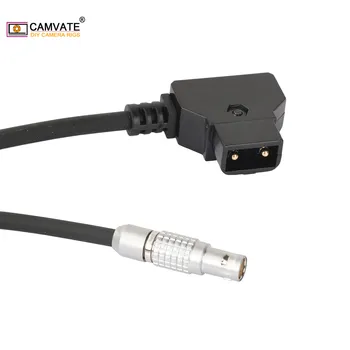 CAMVATE Aluminum Straight 2 Pin Female To 2-Port D-tap Male Power Cable For RED Komodo 6K Cinema Camera (дължина 3,15 инча) New