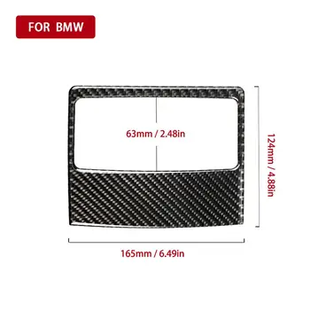 Carbon Fiber Real Car Rear Vent Air Conditioning Outlet Panel Outlet Frame Cover Trim For BMW 3 Series E90 E92/93 2005-2012