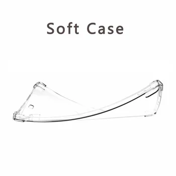 Case Funda на Корпуса For iPad Pro 12.9 2018 прозрачен тънък калъф за Apple iPad Pro 11 инча 2018 Capa TPU soft Case cover + стъкло