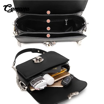 CGmana чанта за жени 2018 високо качество на кожата малки дамски чанти пратеник чанти за рамо дамски чанти през рамо bolsos mujer