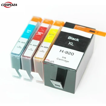 CISSPLAZA 4шт съвместим мастило касета с чип за hp 920 XL officejet 6000 6500 6500A 7000 7500 7500A