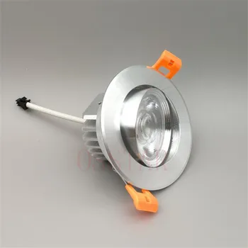 COB LED Downlight 10w Dimmable вграждане надолу светлина на тавана на Испания стил Спалня LED лампа + шофьор гаранция-Безплатна доставка