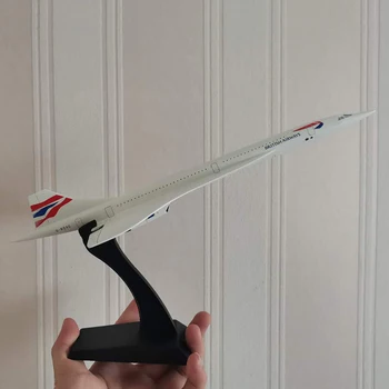 Concorde Самолет Модел Играчки 1: 200 Мащаб Concorde Air, British 1976-2003 Airline Самолет Модел Смола Са Подбрани Модел На Дисплея Играчка