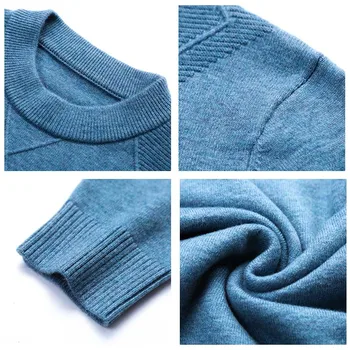 COODRONY Brand Sweater Men Highquality Casual О-образно деколте пуловер Мъжки дрехи 2020 Есен Зима дебела топла вълнена жаден Homme C1169