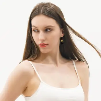 Cring Coco 2020 Fashion Water Drop Изявление перлени обеци, дамски геометрични бижута аксесоари за жените виси обеци партия