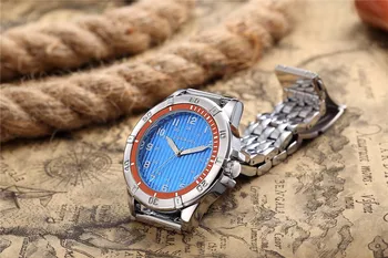 CRRJU Japan Movement мъжки Спортни кварцови часовници мъжки часовници марка луксозни от неръждаема стомана водоустойчив часовник Relogio Masculino