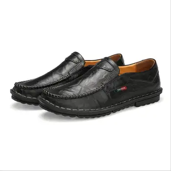 CS681 мода кожени мъжки обувки ежедневни плосък Мъжки обувки дишащи мокасини мъжки естествена кожа мокасини zapatos de hombre