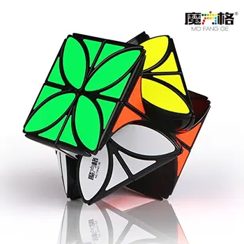 CuberSpeed Qiyi 4 Leaf Clover Cube Plus Black Speed cube QiYi MoFangGe Clover Cube Plus пъзел