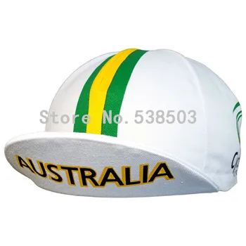 Cycling australia team bicycle cap Road bike носете колоездене, шапки леки, дишащи мъжки и дамски вело шапки