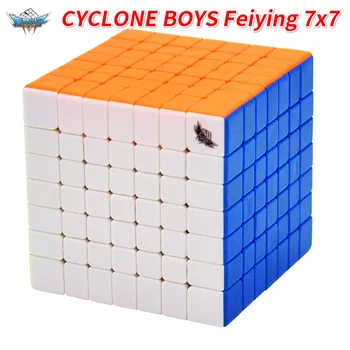 CYCLONE BOYS Feiying 7x7x7 Cube Stickerless 7layer Magico Cubes Пъзел Toys For Children Kids