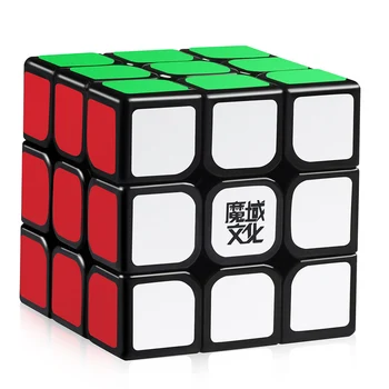 D-FantiX Moyu Aolong V2 3x3 Speed Куб 3x3x3 Magic Cube Black Enhanced Edition Puzzle Toys for Kids възрастните студентите