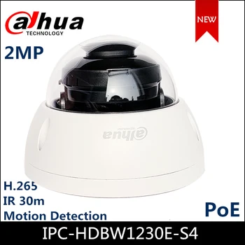 Dahua New 2MP IP Камера IPC-HDBW1230E -S4 Entry IR Fixed-Focal Dome Netwok Camera H. 265 IR 30m Motion Detection