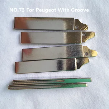 DAKATU NO. 73 NO. 72 острието на ключ за кола за Citroen Peugeot 307 подмяна на флип-сгъваем дистанционно ключ острието 73#72# hu83 va2 нож