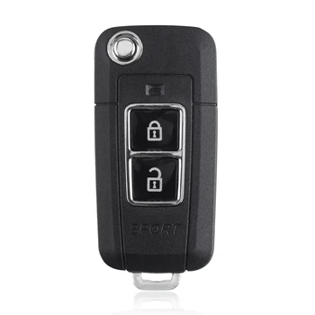 Dandkey за Toyota Camry Prado Highlander Yaris Vios 2 бутона flip сгъваема модификация на марката Remote Key Shell Case shell key