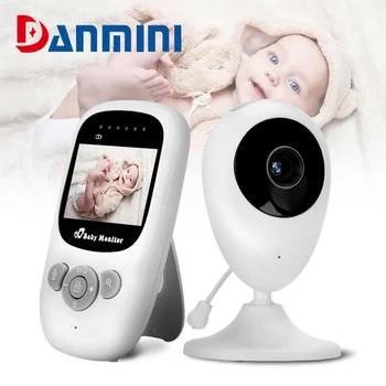 DANMINI Baby Monitor SP880 2.4 инчов безжичен LCD монитор с камера за нощно виждане контрол на температурата видеонаблюдение Аудио Видео