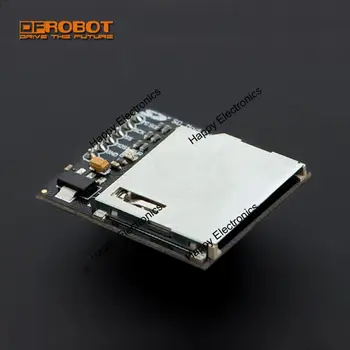 DFRobot САМ SD Reader Module, 5V with switch Break out standard SD card and Micro SD (TF) карти Compatible with arduino etc.