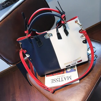 DIGERUI дамска чанта мода Дамска чанта изкуствена кожа чанта дамски дизайнерски Лоскутная Чанта дамски ежедневни голяма чанта