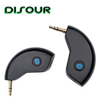 DISOUR Mini Wireless Adapter Car Bluetooth Receiver 3.5 mm AUX Stereo Audio Music With MIC Хендсфри Speaker For Car Kit слушалки