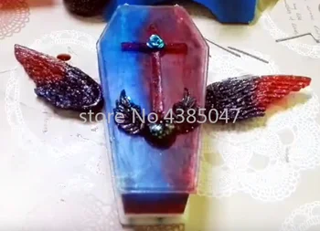 DIY кутия за съхранение на UV смола бижута инструменти сушени цветни форми от ръчно изработени бижута висулка инструмент