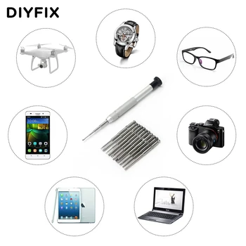 DIYFIX 12in1 прецизна отвертка набор от инструменти за ремонт на електроника портфейл за лаптоп, мобилен телефон, очила, часовници за DJI Phantom 2 3 4