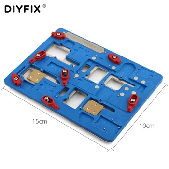 DIYFIX Mobile Phone Repair Board ПХБ Holder For iPhone X/XS/XS Max For A11 CUP Degumming Logic Board Чип Fixture САМ Hand Tool